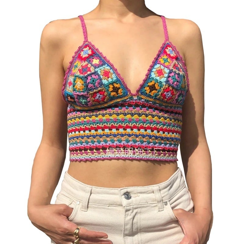 Χειροποίητο υφαντό κροσέ από 100% βαμβάκι, μποέμ στυλ, γυναικείο wrap για μαγιό, OEM μάρκα: Tiyin