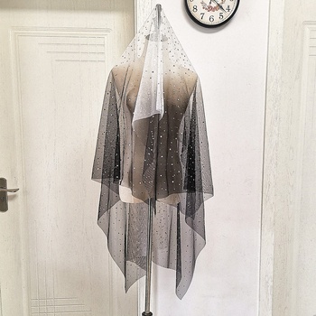 Hajdísz hálós anyagból, katedrális stílusú fejfedő, nem hagyományos női stílus, egyedi csomagolás, ideális esküvői fotózásokhoz