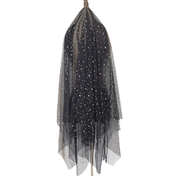 Hajdísz hálós anyagból, katedrális stílusú fejfedő, nem hagyományos női stílus, egyedi csomagolás, ideális esküvői fotózásokhoz