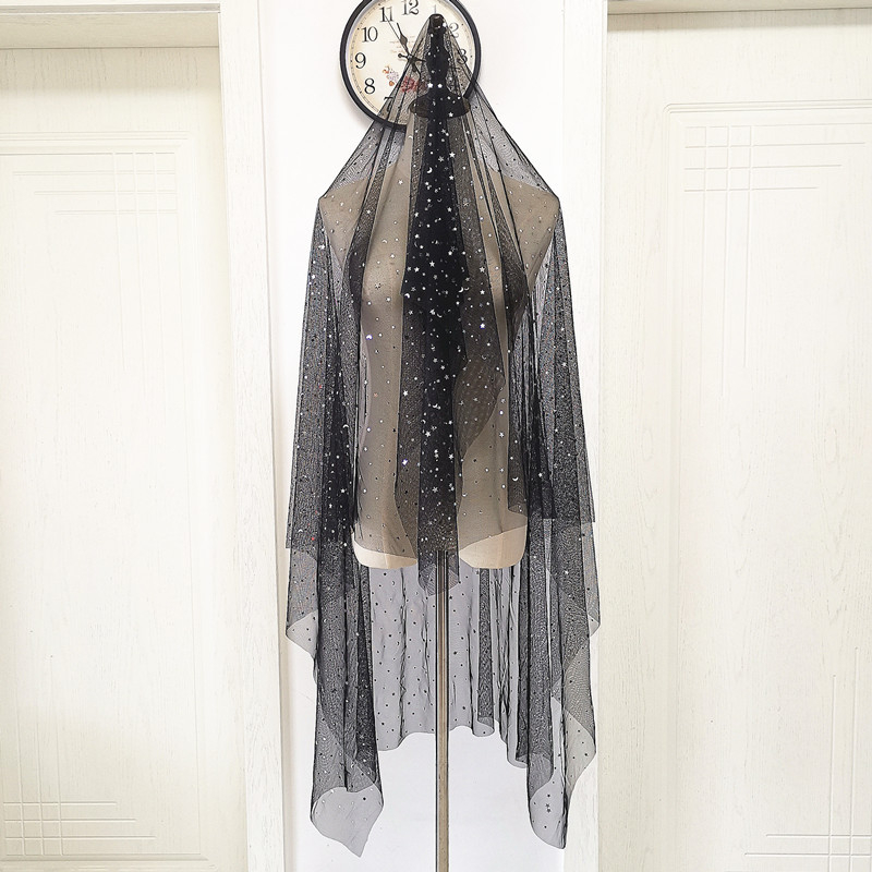 Hajdísz hálós anyagból, katedrális stílusú fejfedő, nem hagyományos női stílus, egyedi csomagolás, ideális esküvői fotózásokhoz