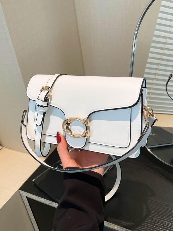 PU crossbody torba, horizontalni kvadratni oblik, zatvoren otvor, jedna naramenica, PU podstava