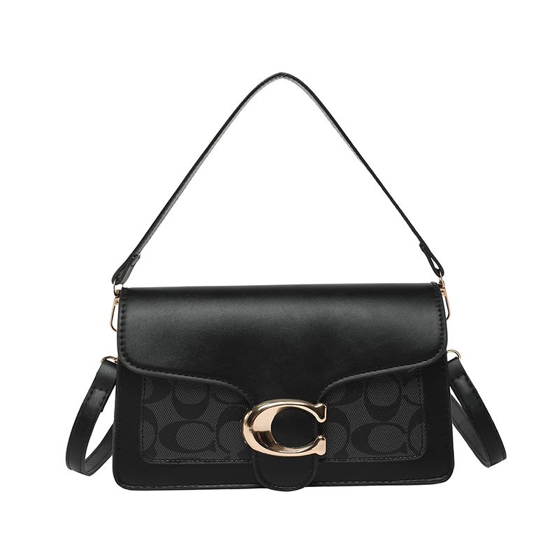 PU crossbody torba, horizontalni kvadratni oblik, zatvoren otvor, jedna naramenica, PU podstava