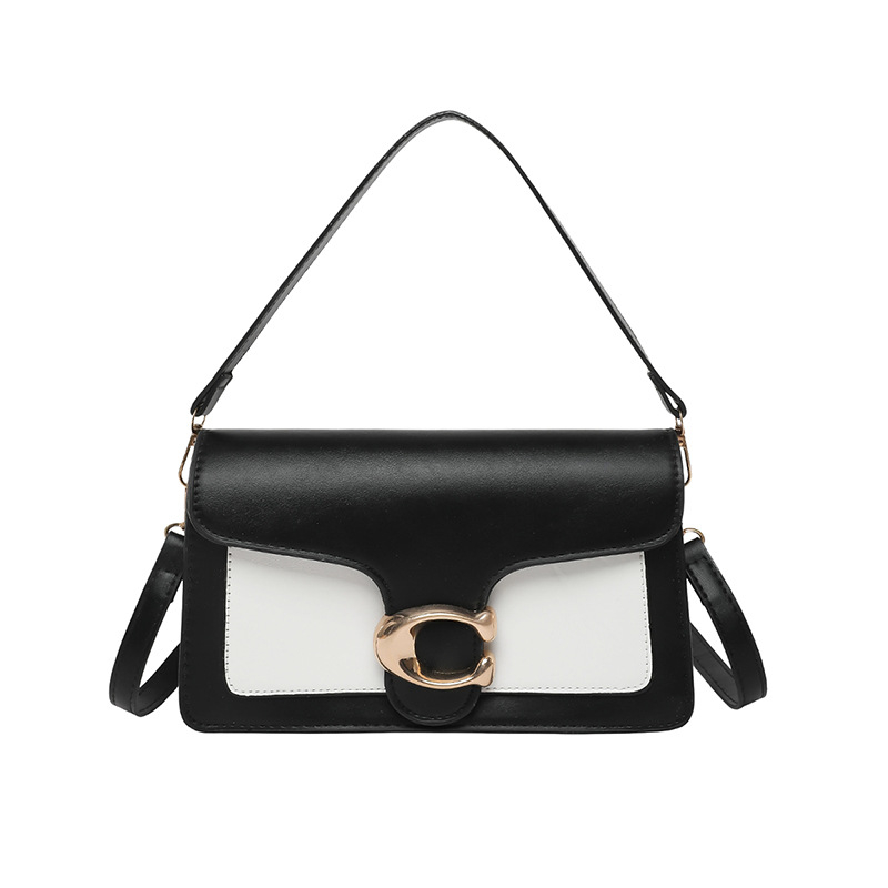 PU crossbody torba, horizontalni kvadratni oblik, zatvoren otvor, jedna naramenica, PU podstava