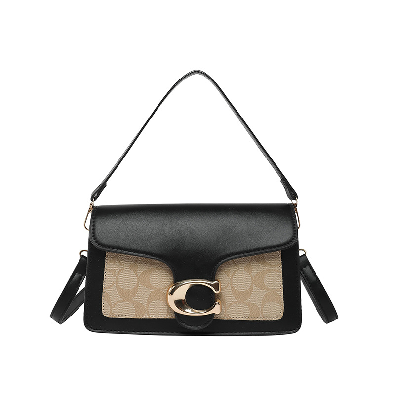 PU crossbody torba, horizontalni kvadratni oblik, zatvoren otvor, jedna naramenica, PU podstava