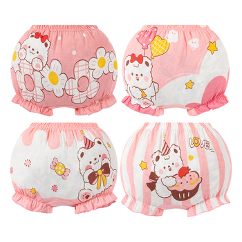 Djevojčice: 4-pack pamučnih gaćica za novorođenčad, 100% pamuk, sigurnosna klasa A