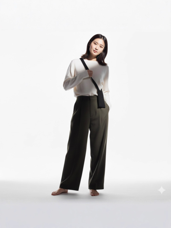 Női kötött pulóver, koreai minimalista stílus, ultra rövid fazon, 3/4-es ujjú, poliészter 70–80% anyag