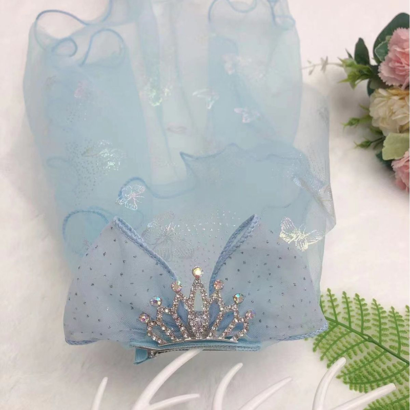 Accesoriu pentru cap pentru fete — material Cloak, stil Lovely, funda, primăvara 2023