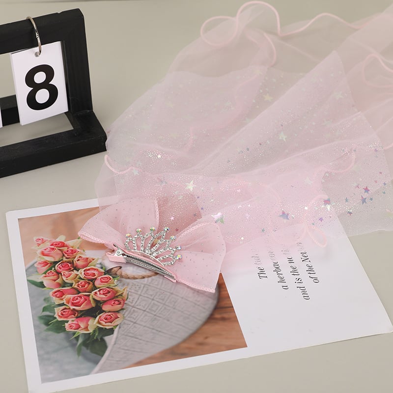 Accesoriu pentru cap pentru fete — material Cloak, stil Lovely, funda, primăvara 2023