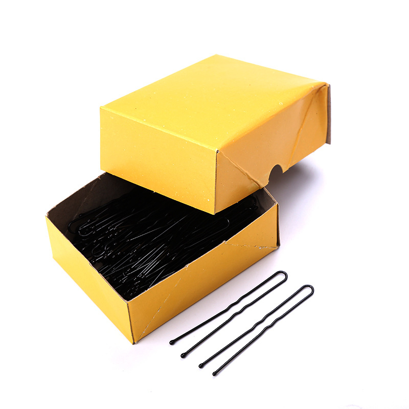 Clips metalice în formă de U pentru păr, accesoriu feminin minimalist, fără încrustații