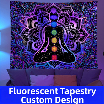 Ταπετσαρία από 100% πολυεστέρα, σκανδιναβικό στυλ, ψηφιακή θερμική μεταφορά, ορθογώνιο σχήμα, κωδικός προϊόντος Gb [fluorescence]