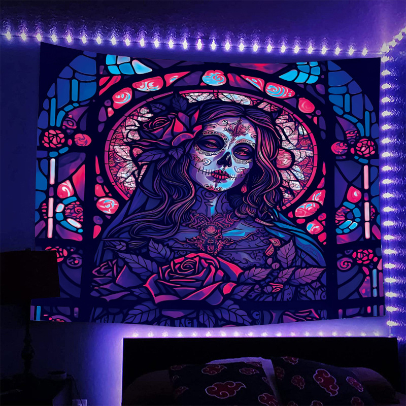 Ταπετσαρία από 100% πολυεστέρα, σκανδιναβικό στυλ, ψηφιακή θερμική μεταφορά, ορθογώνιο σχήμα, κωδικός προϊόντος Gb [fluorescence]