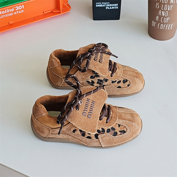 Pantofi copii cu talpă groasă, partea superioară din microfibră, închidere Velcro, stil coreean, potriviți pentru primăvară și toamnă