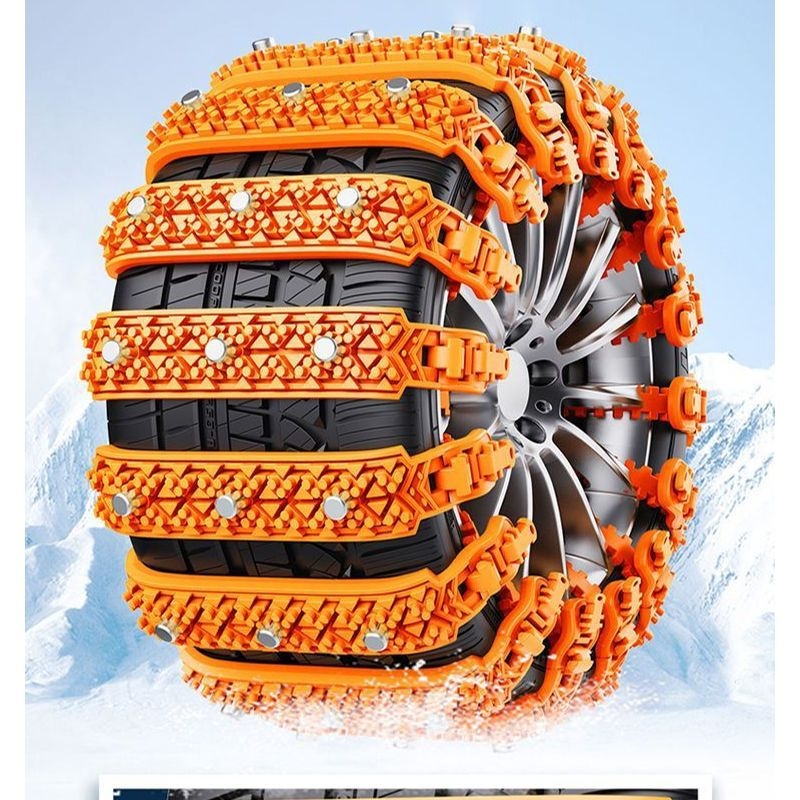 Univerzalni gumeni snježni lanac za gume, marka Snow pass, model Universal, težina 0,3 kg, univerzalna kompatibilnost.