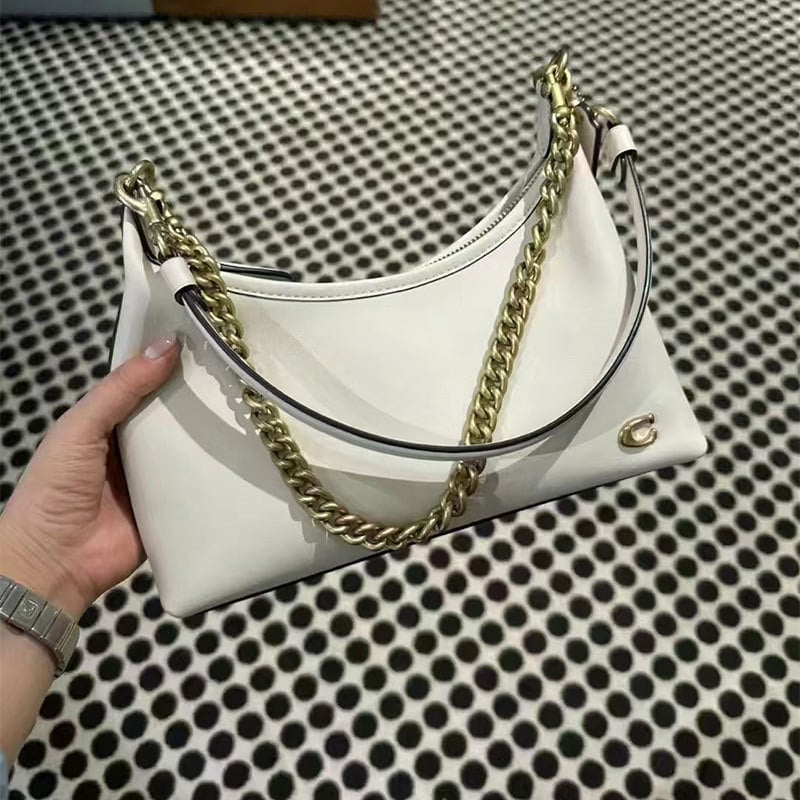 Torba ispod pazuha PVC, srcolit oblik, zatvarač, gradski minimalistički stil