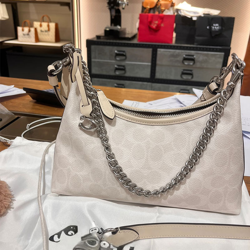 Torba ispod pazuha PVC, srcolit oblik, zatvarač, gradski minimalistički stil