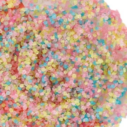 Pietre decorative pentru acvariu luminoase, cu granule de nisip fluorescente (500 bucăți, 12 g fiecare)