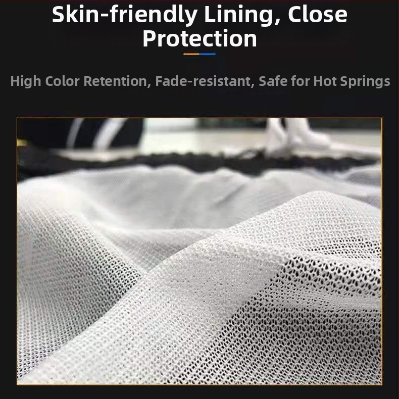 Мъжки бързосъхнещи дишащи плувни шорти с принт; полиестер, тегло 230 g; подплата полиестер, съдържание 85%; подходящи за бягане, плуване и водни спортове