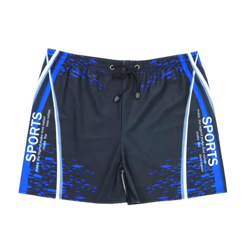 Мъжки бързосъхнещи дишащи плувни шорти с принт; полиестер, тегло 230 g; подплата полиестер, съдържание 85%; подходящи за бягане, плуване и водни спортове
