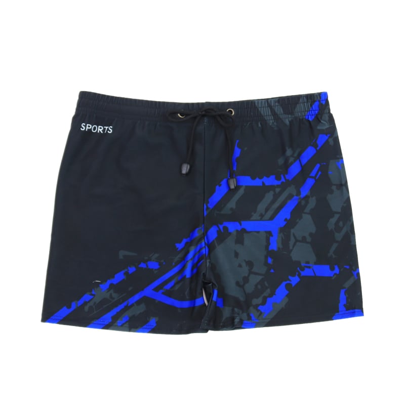 Мъжки бързосъхнещи дишащи плувни шорти с принт; полиестер, тегло 230 g; подплата полиестер, съдържание 85%; подходящи за бягане, плуване и водни спортове