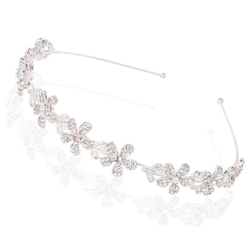 Diademă de păr pentru nuntă cu voal metalic, personalizabilă, lansare vară 2021