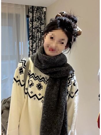 Ženski džemper-cardigan sa zatvaračem – Fair Isle uzorak, vunena smjesa Ice Silk i Spandex, polo ovratnik, rukavi princeze