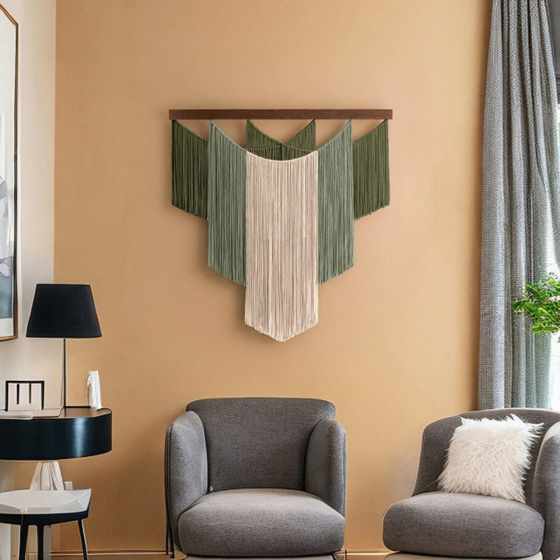 Ταπετσαρία τοίχου – 100% βαμβάκι, μονόχρωμο σχέδιο, σκανδιναβικό στυλ