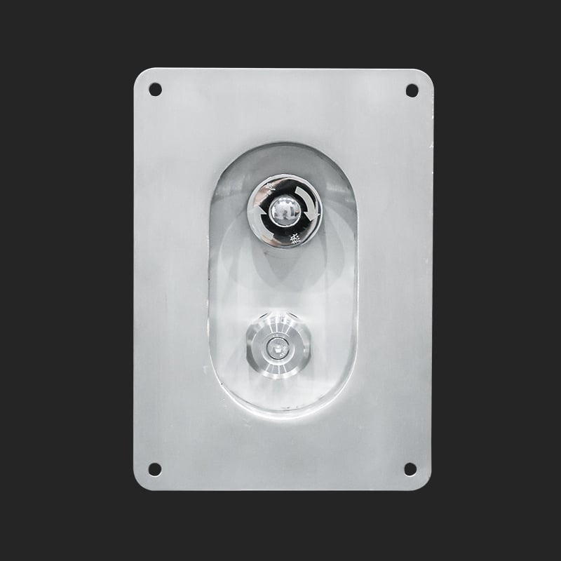 Set de duș din oțel inoxidabil 304, funcție ploaie, întrerupător ascuns, model Seeing the Shower Head, CE ENC1905165GZ18