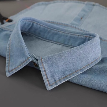 Lažni ovratnik za žene, denim stil, poliester vlakno, proljeće–jesen šiljasti ovratnik, unutarnji ovratnik košulje