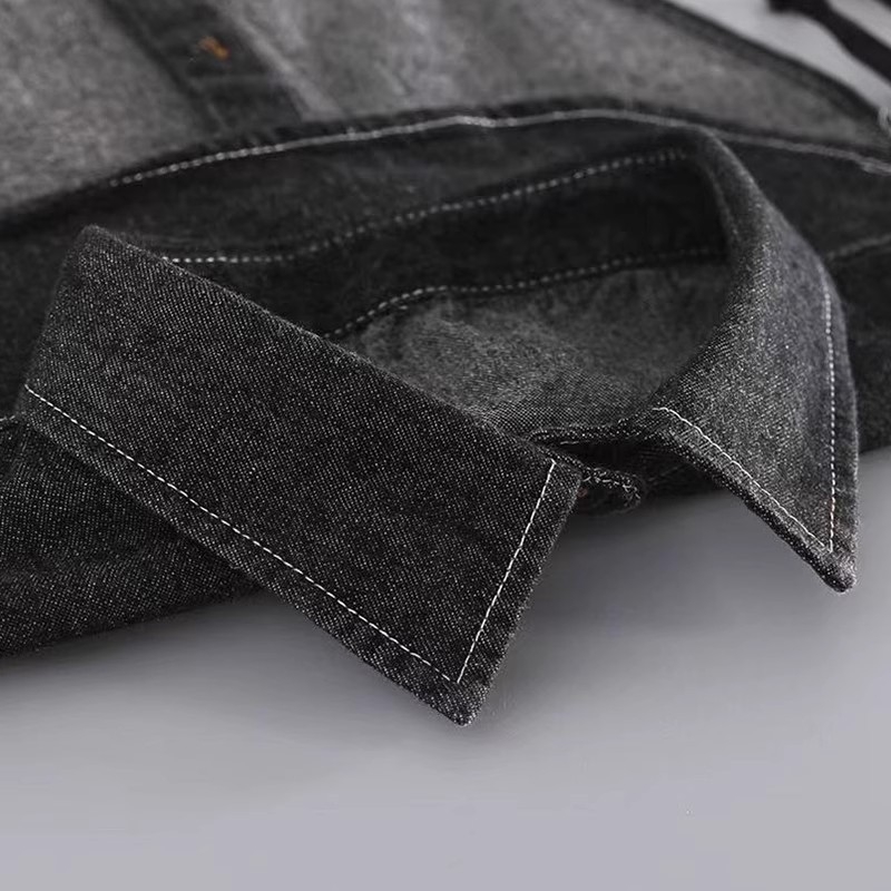 Lažni ovratnik za žene, denim stil, poliester vlakno, proljeće–jesen šiljasti ovratnik, unutarnji ovratnik košulje
