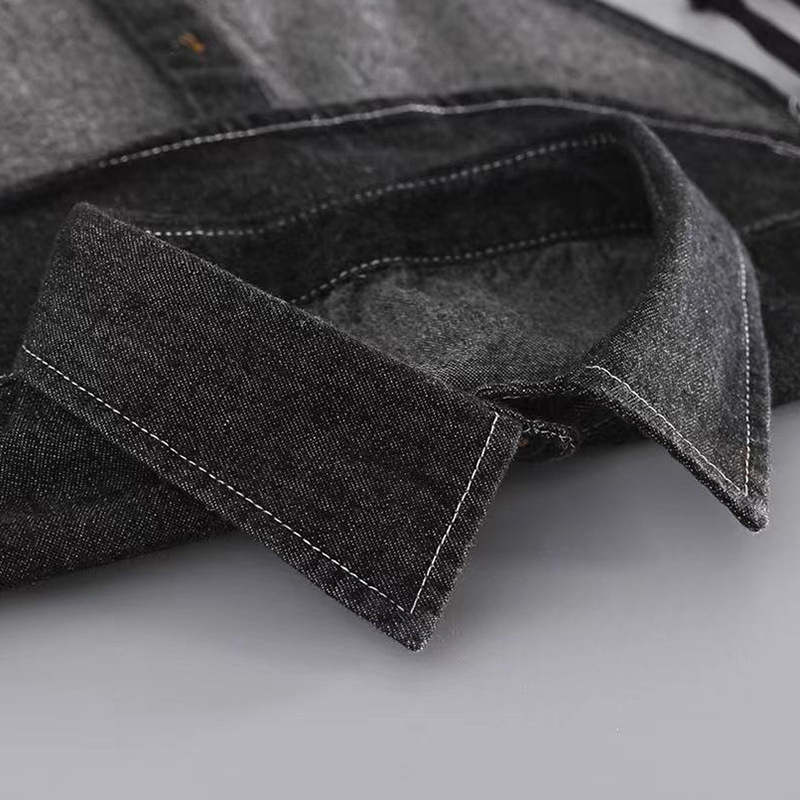 Lažni ovratnik za žene, denim stil, poliester vlakno, proljeće–jesen šiljasti ovratnik, unutarnji ovratnik košulje