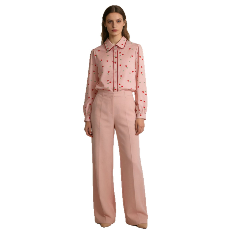 Női szövött ing OEM és mintavételes gyártása — 3 napos mintavételi ciklus, kapacitás 2000 db/nap, Európa–Amerika stílus, fő anyagok: pamut, poliészter, len, csipke