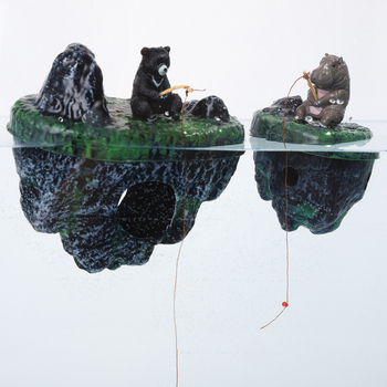 Plávajúci ostrov - akváriová dekorácia, PVC, pôvod Yiwu, dekorácia pre akvárium, hmotnosť 36,5 g