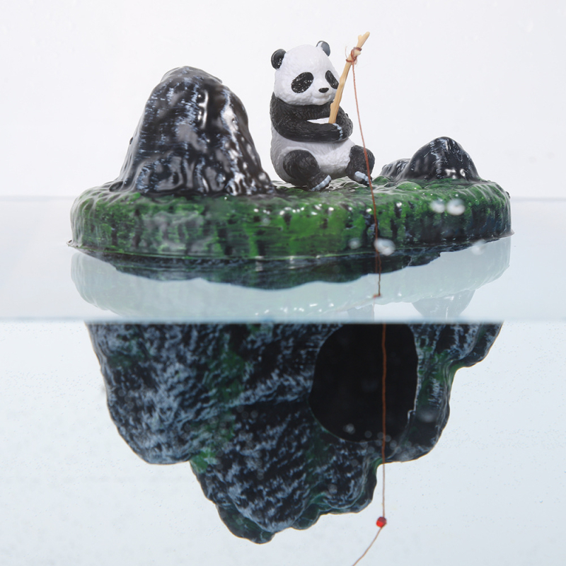 Plávajúci ostrov - akváriová dekorácia, PVC, pôvod Yiwu, dekorácia pre akvárium, hmotnosť 36,5 g