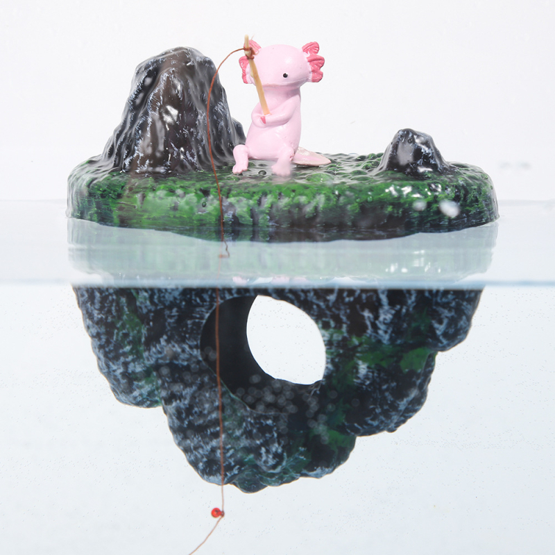 Plávajúci ostrov - akváriová dekorácia, PVC, pôvod Yiwu, dekorácia pre akvárium, hmotnosť 36,5 g