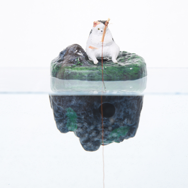 Plávajúci ostrov - akváriová dekorácia, PVC, pôvod Yiwu, dekorácia pre akvárium, hmotnosť 36,5 g