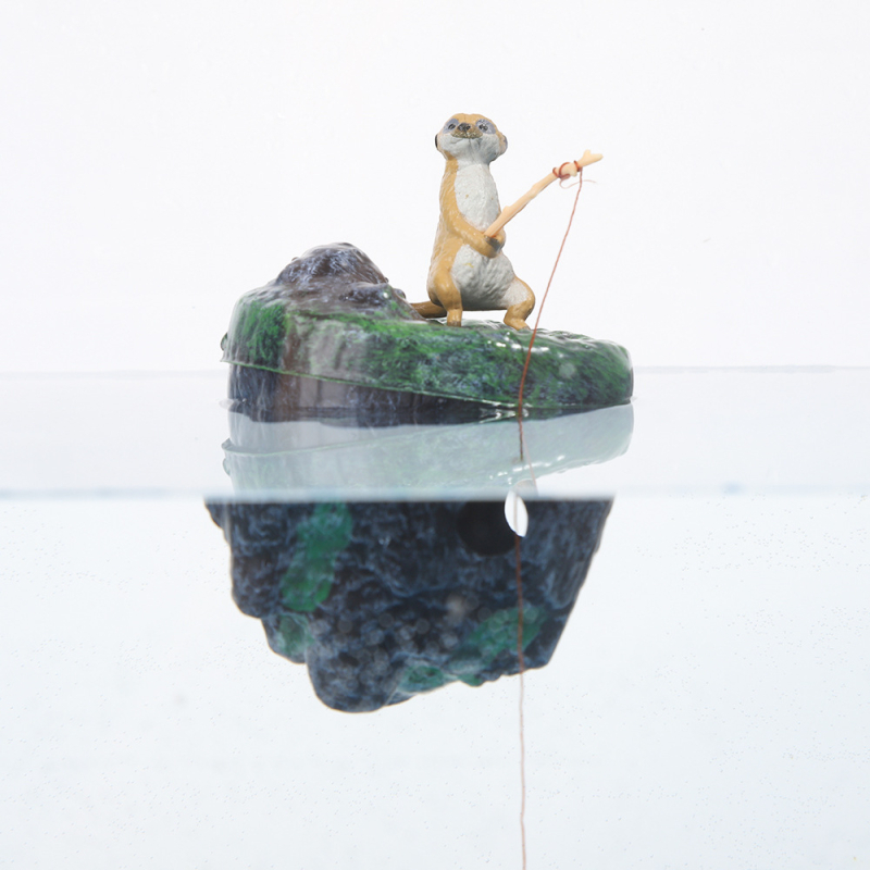 Plávajúci ostrov - akváriová dekorácia, PVC, pôvod Yiwu, dekorácia pre akvárium, hmotnosť 36,5 g