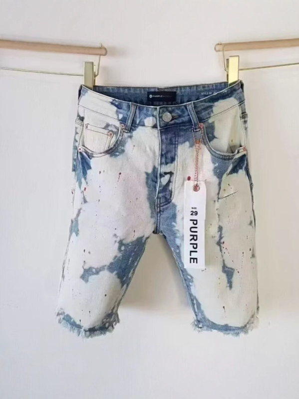 Muške traperice s tie-dye efektom, uski ravni kroj, Capri duljina, pamuk denim, ljeto, korejski stil