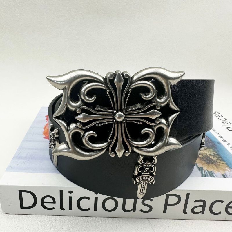 Centură din piele PU cu cataramă din aliaj, închidere snap, lățime 2-4 cm, placare electrolitică