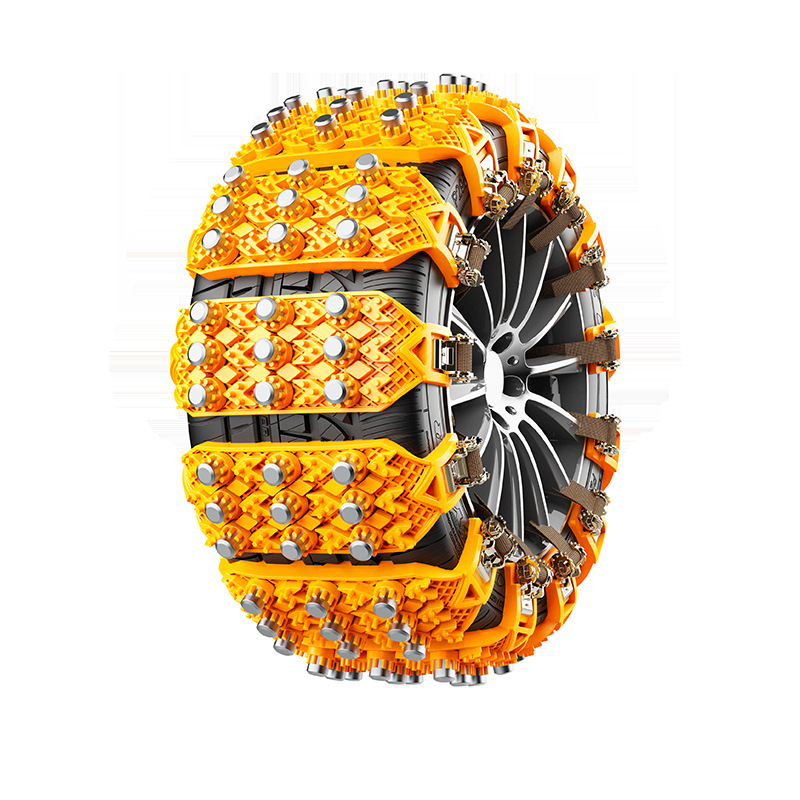 Univerzalna gumena lanac za snijeg za automobile i SUV, King of Ice, kompatibilan s gumama 165-265, težina 2-3,5 kg
