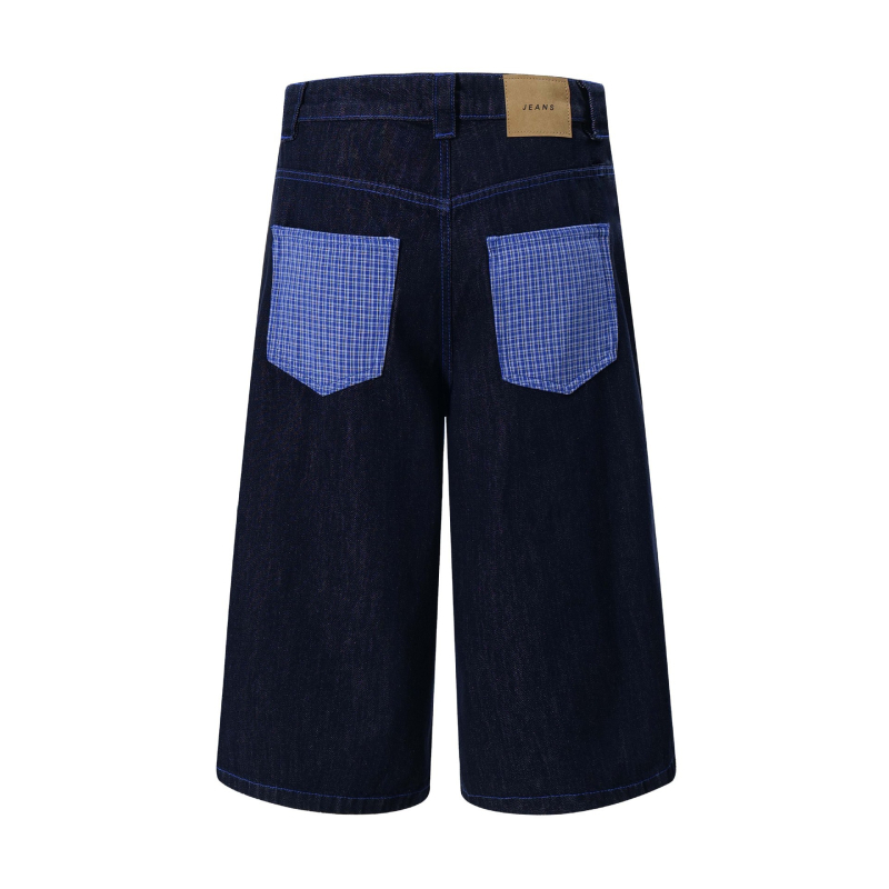 Traper kratke hlače s vezenjem goluba, unisex, ležeran kroj