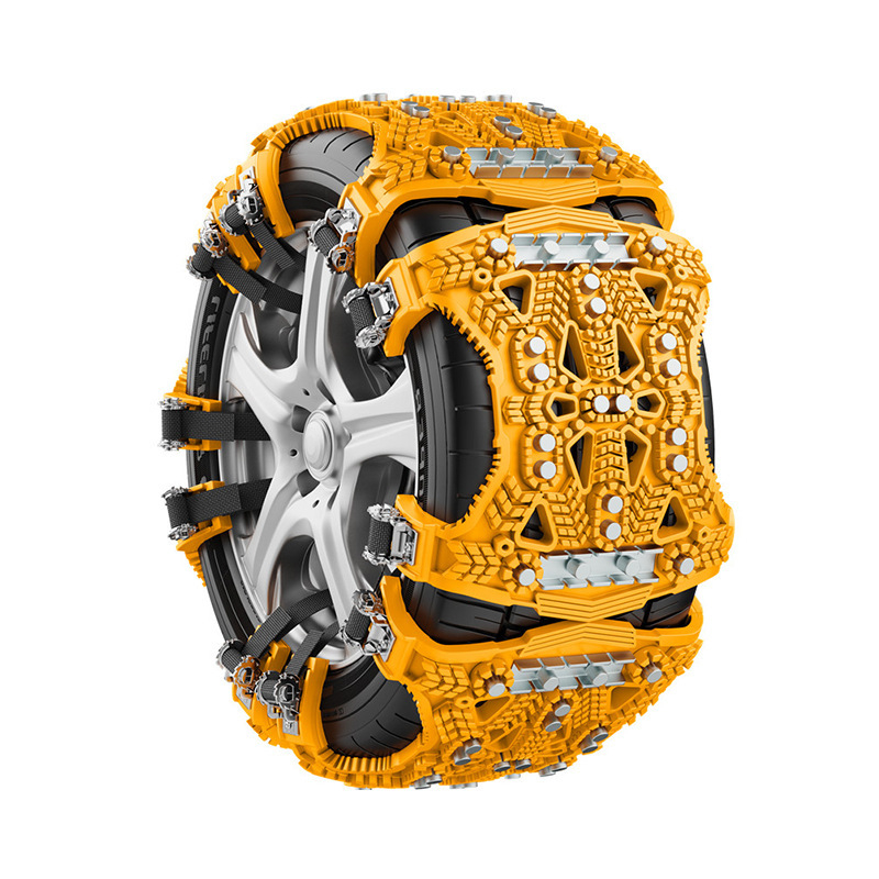 Univerzalna automobilska anti-klizna lanac s čeličnom pločom, model 9773, za gume širine 165–275 mm, masa oko 730 g