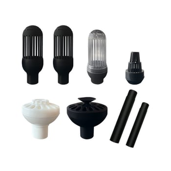 Akvarisztikai merülőszivattyú vízbevezetőfedéllel, beömlőcső csatlakozók, virágtartó kosár védőfedél, univerzális három az egyben kialakítás