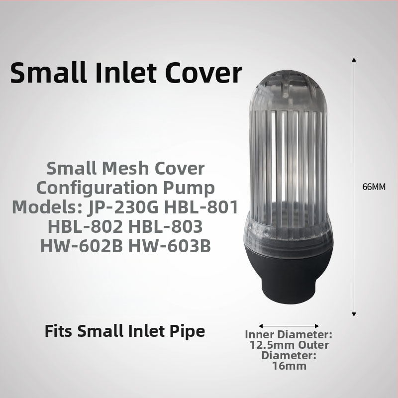 Akvarisztikai merülőszivattyú vízbevezetőfedéllel, beömlőcső csatlakozók, virágtartó kosár védőfedél, univerzális három az egyben kialakítás