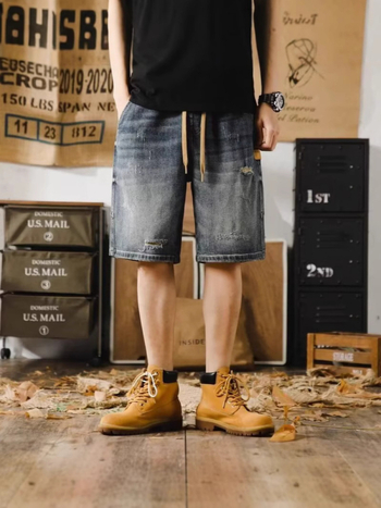 Traper šorc - poderan, ležeran kroj (Dužina: Five-Length; Sastav: 85% Polyester; Ljeto; Stil: Leisure)