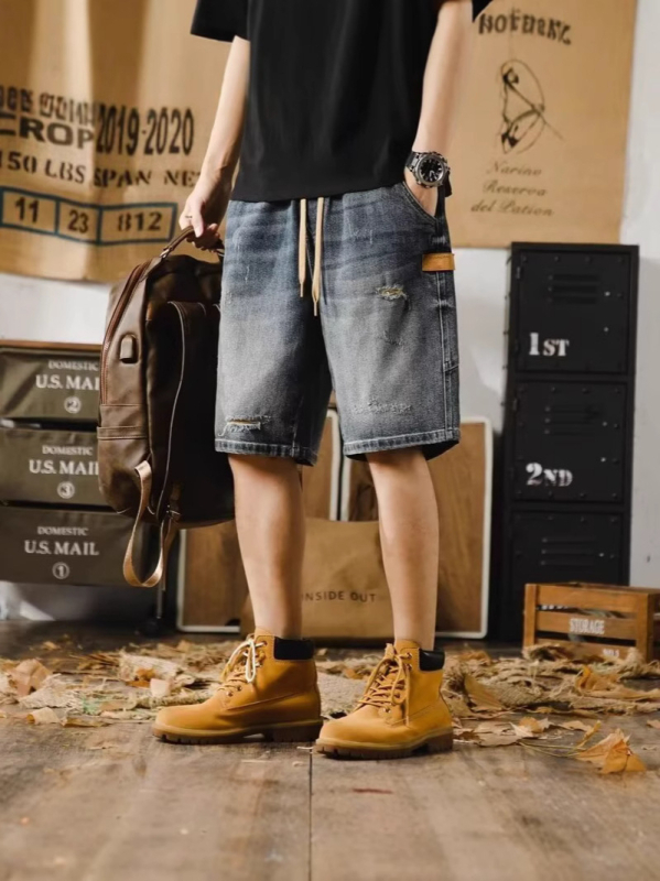 Traper šorc - poderan, ležeran kroj (Dužina: Five-Length; Sastav: 85% Polyester; Ljeto; Stil: Leisure)