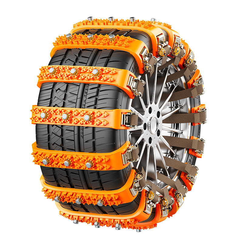 Hitne univerzalne trakcione lančice za automobile i SUV, širina guma 165–245 mm, model ATN-C001, jednoslojni čelični klinovi, 250 g po šipki