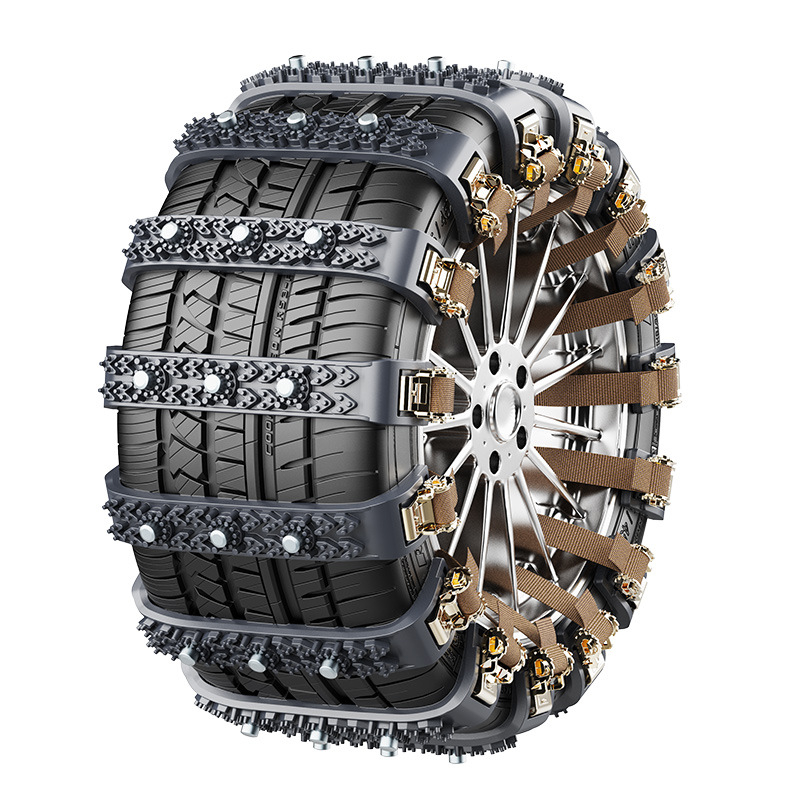 Hitne univerzalne trakcione lančice za automobile i SUV, širina guma 165–245 mm, model ATN-C001, jednoslojni čelični klinovi, 250 g po šipki