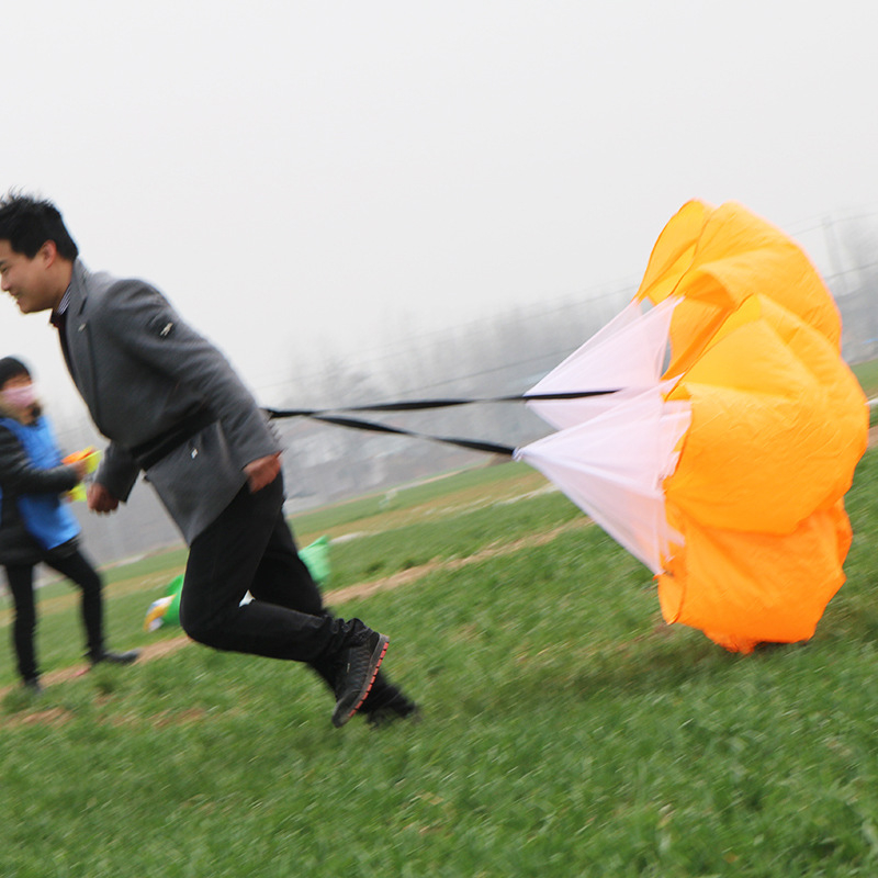 Ellenállás ejtőernyő sprint edzéshez - poliészter anyag, testreszabható, Victory márka, edzőeszköz futballhoz és atlétikához