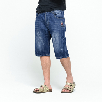 Muške skateboard hlače, labav kroj, cropped duljina, visok struk, pamukova smjesa (65% pamuk)