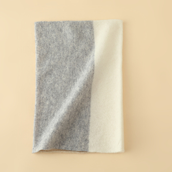 Кашмиров шал за врата, прав цилиндър, Plain weave – Warp Knit, зимна топлина, универсален стил